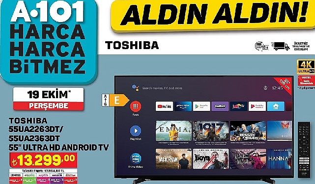 19 Ekim Günü A101’de Elektrikli Mopedden, Retro Pikapa Kadar Çeşitli Teknolojik Ürünler Satışa Sunuluyor