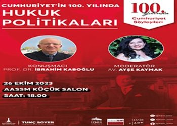 Cumhuriyet söyleşilerinin ilk konuğu Prof. Kaboğlu