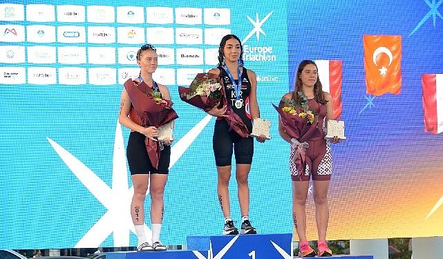 Yenişehir Avrupa Triatlon Kupası’nda milli triatlet Selinay Tuğçe Kır altın madalya kazandı