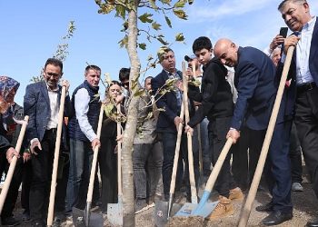 100. Yıl İmza Ormanı Fidan Dikme Töreni Keçiören’de gerçekleştirildi