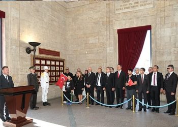 Borusanlılar’dan Cumhuriyetin 100. yılında Anıtkabir’e anlamlı ziyaret