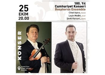 Grand Pera Emek Sahnesinde 100. Yıl Cumhuriyet Konseri